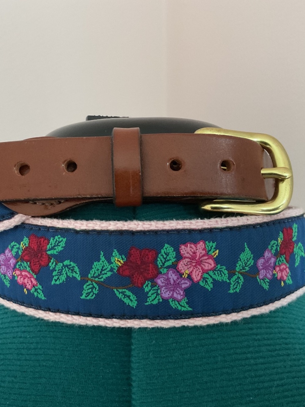 Nantucket Floral Ribbon Belt